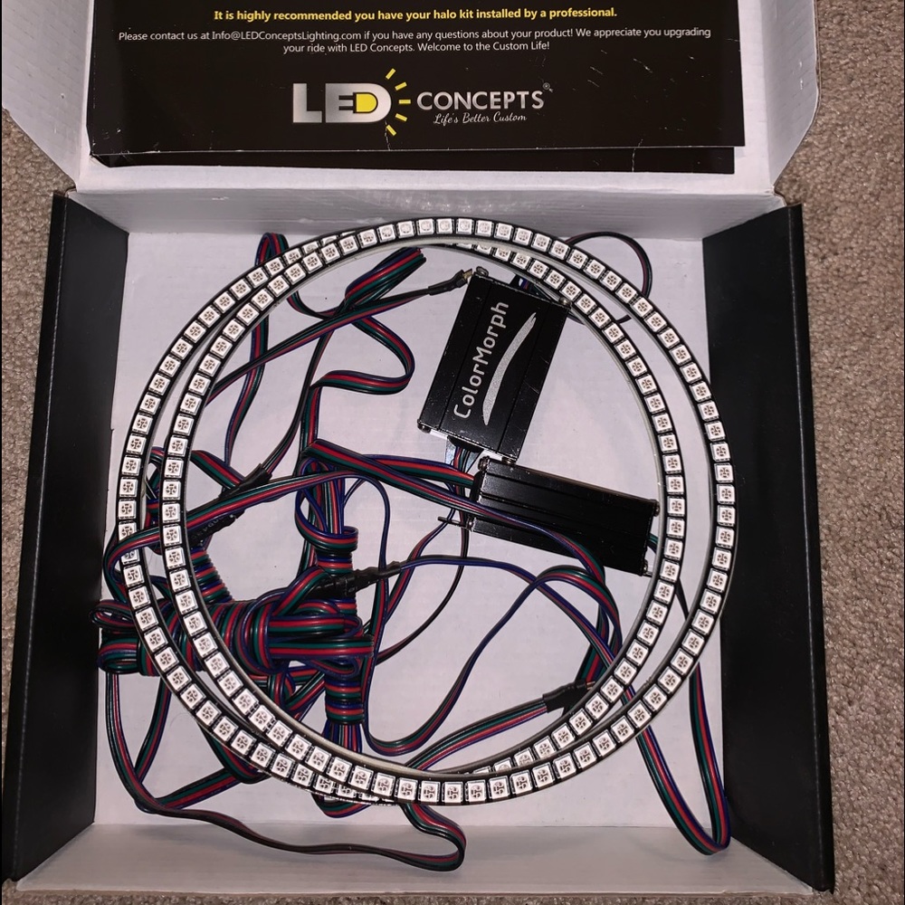 05-11 Toyota Tacoma RGB halos for headlights